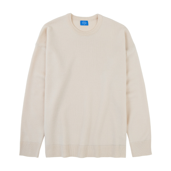 Akio Stack Over Round Knit_Ivory